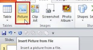 How to Insert a Picture Inside Text in PowerPoint