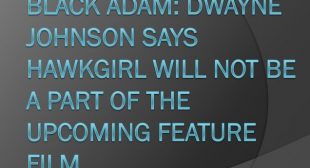 Black Adam: Dwayne Johnson Says Hawkgirl Will Not be a Part of the Upcoming Feature Film