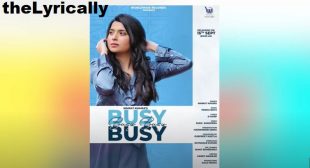 Busy Busy Nimrat Khaira Song Lyrics
